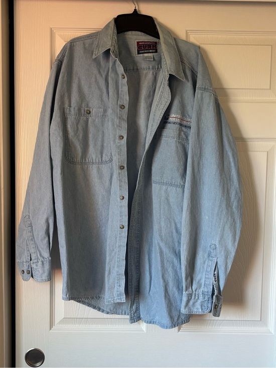 Vintage Other - Vintage USPS pro cycling denim shirt